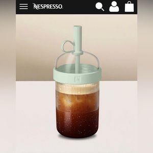 NWT Nespresso Nomad Iced Tumbler for iced and cold coffee. 18.3 fl oz